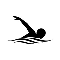 Swimming Icon Vector Illustration