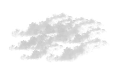 White Smoke Plume Cloud Isolated Transparent Background Realistic Fog Haze Mist Air Effect Steam Puff Chemical Explosion Graphic Element