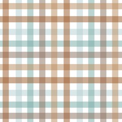 Seamless plaid pattern with pastel colors for textile design