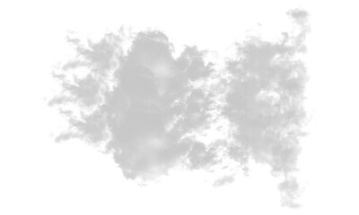 Dynamic white smoke fog cloud dust isolated transparent background realistic vector illustration creative visual graphic asset