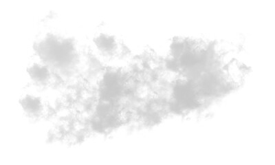Transparent Background with White Smoke and Fog Mist Cloud Effect. Isolated Realistic Steam Puff Vaping Aerosol Abstract Design Element
