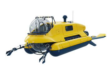 Isolated scientific submarine for ocean exploration, research or underwater surveillance