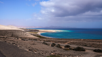 Playa Sotavento, Fuerteventura, Islas Canarias, España