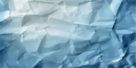 Obraz premium Abstract Dotted Halftone Retro Crumpled Paper Print Texture Vector Filter with Transparent Background