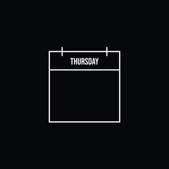 Thursday Calendar Icon