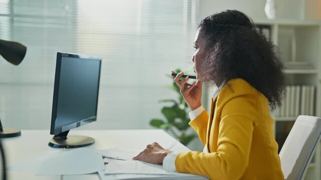 business professional uses an AI-powered assistant and big data analytics on a smartphone to strategize fintech consulting, financial planning, and data-driven investment insights within a modern digi