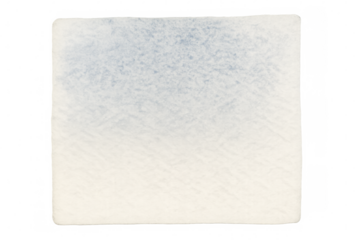 Watercolor paper texture background with blue and white gradient fading effect for artistic designs