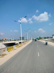 Fototapeta premium aerial view of the city of rotterdam wind turbine in the city 