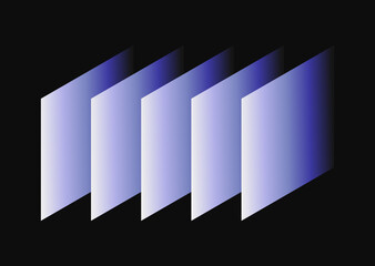 Minimalist Geometric Abstract Background with Soft Purple Gradient Rhombuses. Modern Graphic for Digital Design, Corporate Branding, and Technology.