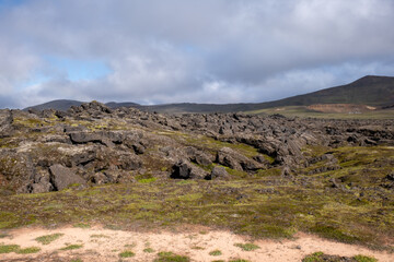 Leirhnj&uacute;kur Lava Field, which is located within the Krafla Lava Fields.