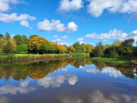 Canal de Nantes &agrave; Brest, entre Blain et Guenrou&euml;t. Loire-Atlantique, France