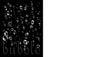 光の泡/白