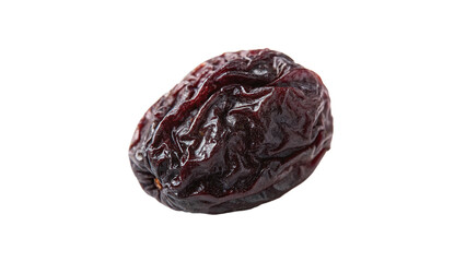 prune dried plum isolated on transparent background