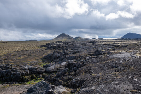 Leirhnj&uacute;kur Lava Field, which is located within the Krafla Lava Fields.