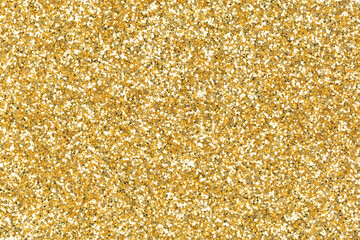 New beautiful glitter texture, wallpaper in gold tone for shiny Christmas design.
