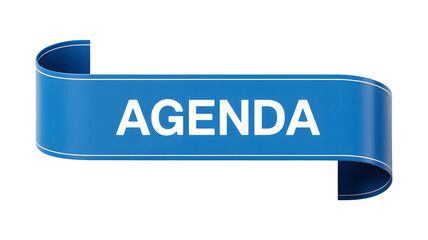Check out our meeting agenda blue banner for organized planning and success!