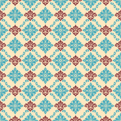 Fototapeta premium seamless damask pattern