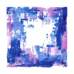 Stylish abstract blue and pink brushstroke background adds a modern artistic touch creative design projects isolated on png transparent background