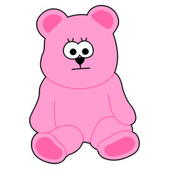 pink teddy bear
