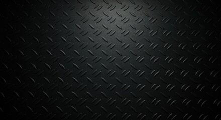 Black Diamond Plate Metal Texture pattern industrial steel aluminum background surface material design metallic iron abstract grungy
