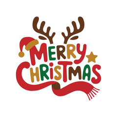 merry christmas lettering