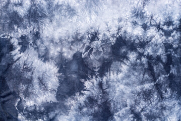 tie dye pattern hand dye on cotton fabric abstract texture background.