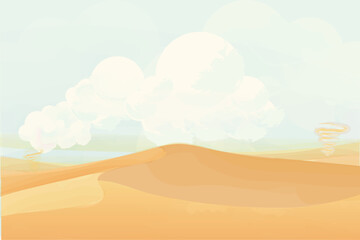 sand dune in the sahara desert