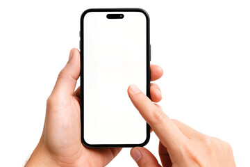 hand holding smart phone