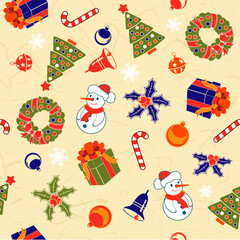 Christmas Seamless Background