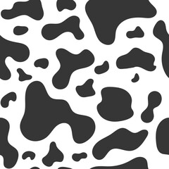Seamless pattern cow skin