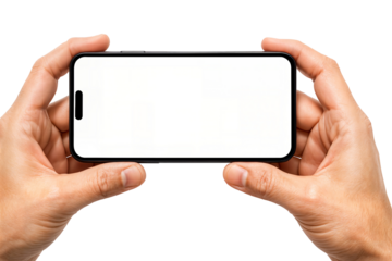 hand holding smart phone