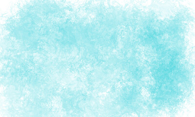 Obraz premium Serene blue watercolor background with a diffused texture and calming effect isolated on transparent background