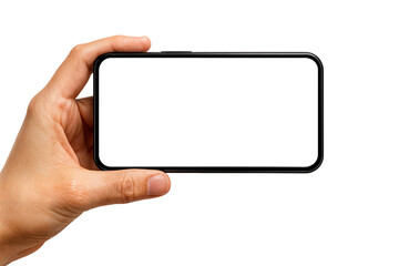 hand holding smart phone