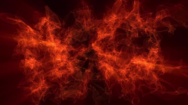 An explosion of energy or a glow in yellow, orange, and red. Rays coming from the center.