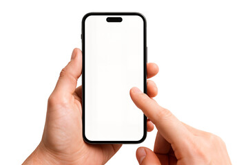 hand holding smart phone