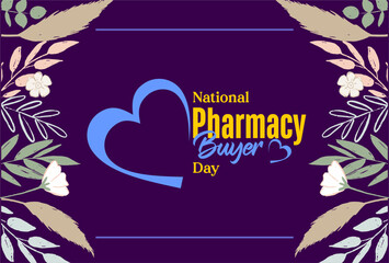 National Pharmacy Buyer Day holiday Concept Vector