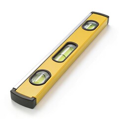 bubble level isolated on white