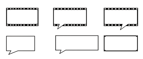 Collection of quote box frames and icons Blank template of quote remarks Empty space for text