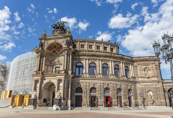 Die Semperoper Dresden, Deutschland