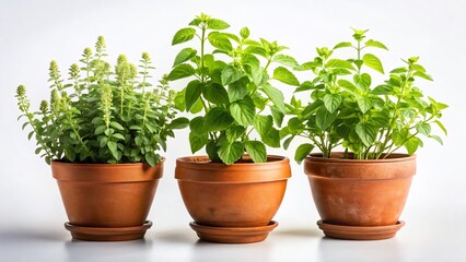 Holy Basil Plant in Pot, Hindu Worship, Medicinal Herb, Ocimum Sanctum, Ayurvedic Healing