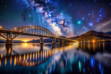 I-90 Bridge Night Photography, Columbia River Gorge, Vantage, Washington State Scenic Highway