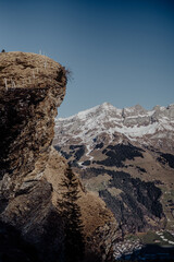 Engelber Titlis Trübsee Luzern Schweiz Alpen Wandern Schnee Ski