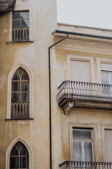 Lugano, Tessin, Schweiz, Architektur, Stadtarchitektur, Altstadt, Moderne Architektur, Fassaden