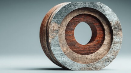 Wooden object resting on a table symbolizing craftsmanship and evolution in an adaptive growth concept for expansion