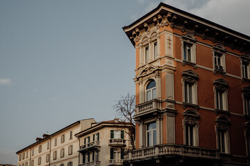 Lugano, Tessin, Schweiz, Architektur, Stadtarchitektur, Altstadt, Moderne Architektur, Fassaden