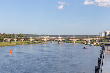 Marienbrücke in Dresden, Deutschland