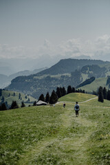Obraz premium Rigi wandern Luzern Bergbahn alpen zentralschweiz