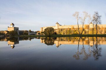 Ivangorod fortress, Estonia-Russia, border