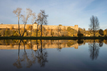 Ivangorod fortress, Estonia-Russia, border