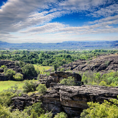 panoramic landscape view to the Kakadu National Park, NT, Australia